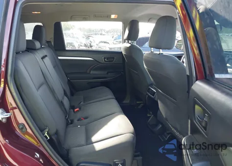 2018 Toyota Highlander Le from USA, damaged, VIN 5TDZARFH9JS037603